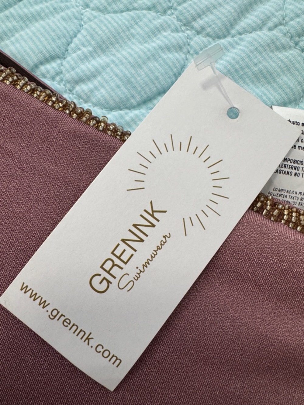 Triangle Bikini with Gold - Picture 5 of 5